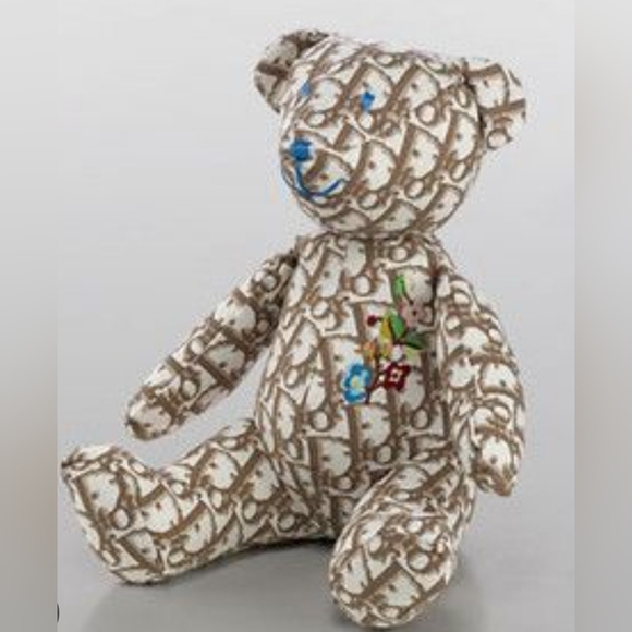 Dior Handbags - DIOR DIORISSIMO PRINT EMBROIDERED TEDDY BEAR